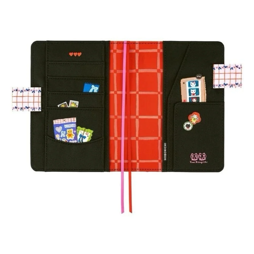 Hobonichi 2026 Yumi Kitagishi A6 Cover White Cat's Table Decoration
